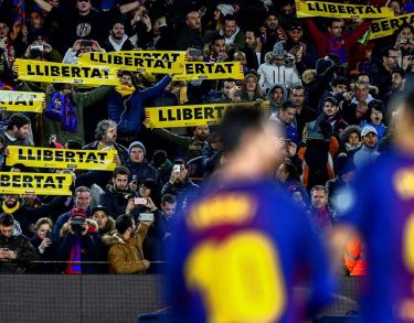 Barcelona-Real Madrid: el independentismo se sienta en el Camp Nou