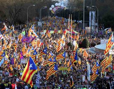 La manifestación independentista o la demostración de la locura separatista