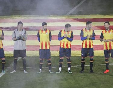 La pachanga independentista de la selección catalana