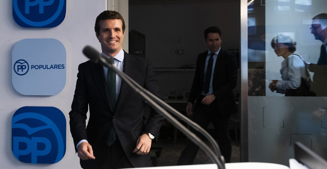 El discurso de Pablo Casado llegó tarde