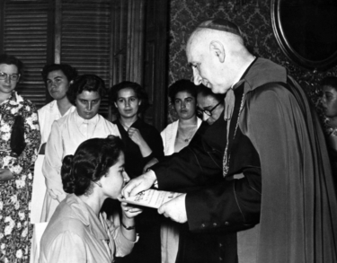 Ángel Herrera y la mujer