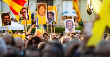 El juicio del «procés» desde el banquillo… del público