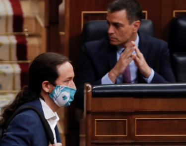 Podemos, en el Gobierno y la oposición