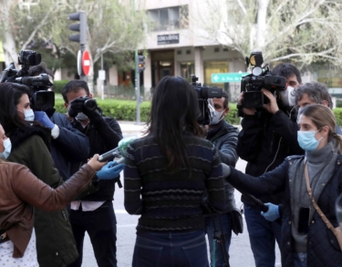 Reporteros, la primera línea informativa en la crisis del coronavirus