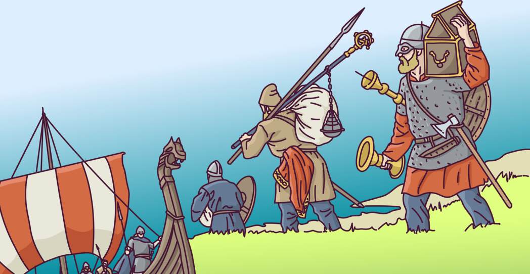 Los vikingos a los que Ramiro I hizo huir