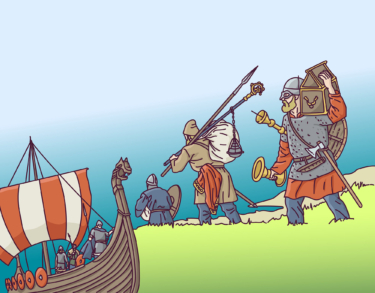 Los vikingos a los que Ramiro I hizo huir