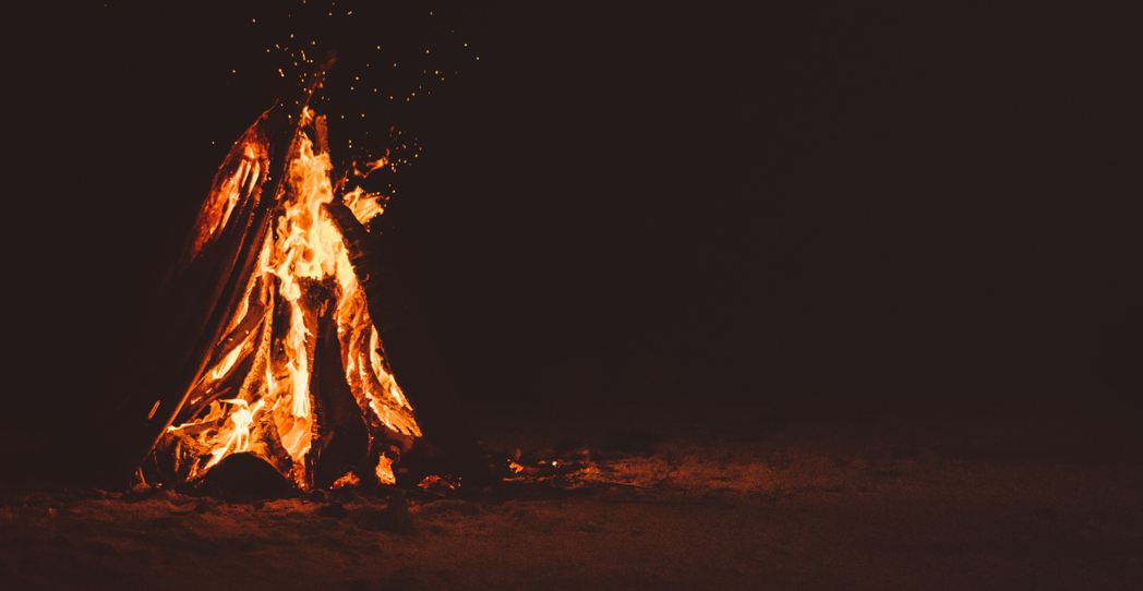El fuego de campamento