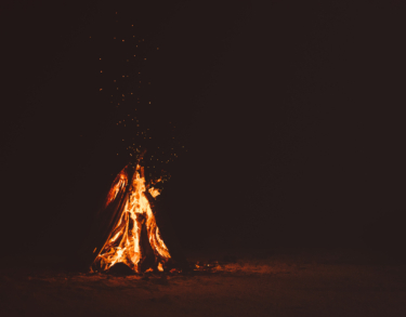 El fuego de campamento