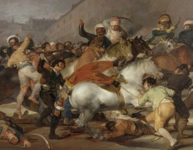 El levantamiento de los madrileños contra el villano Bonaparte